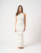 Abito lungo smanicato