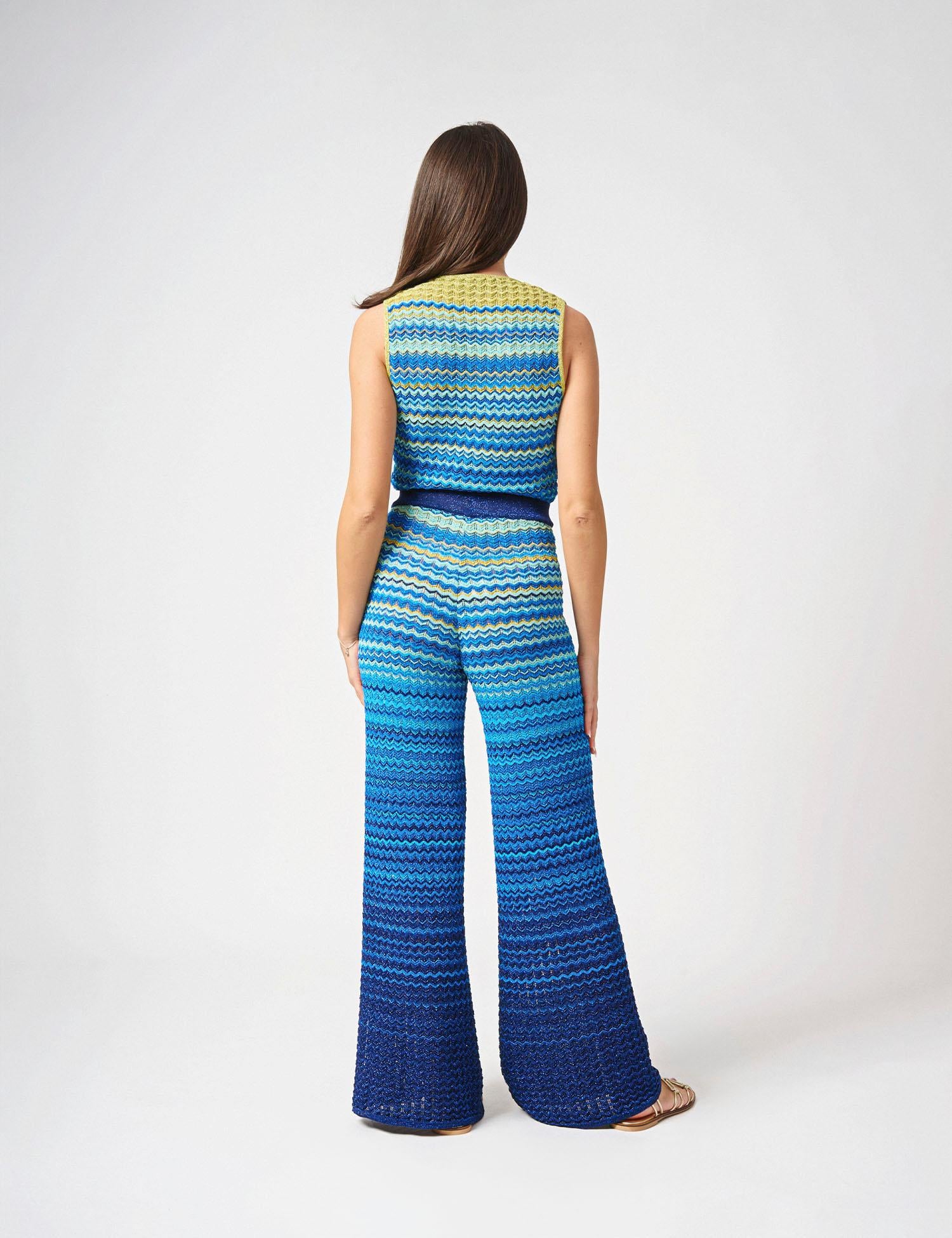 Tuta in maglia degradè