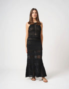 Abito lungo smanicato