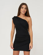 Abito monospalla aderente