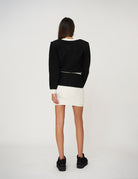 Giacca cropped con bottoni