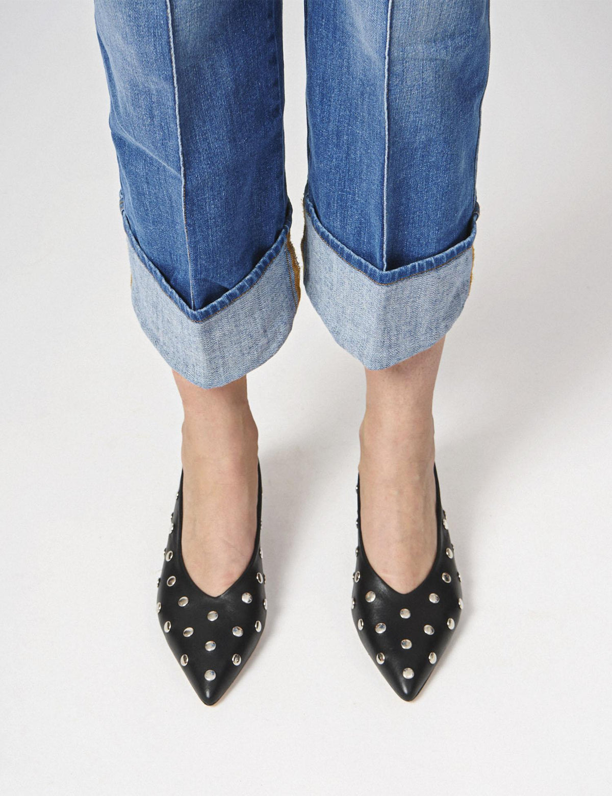 Slingback con borchie