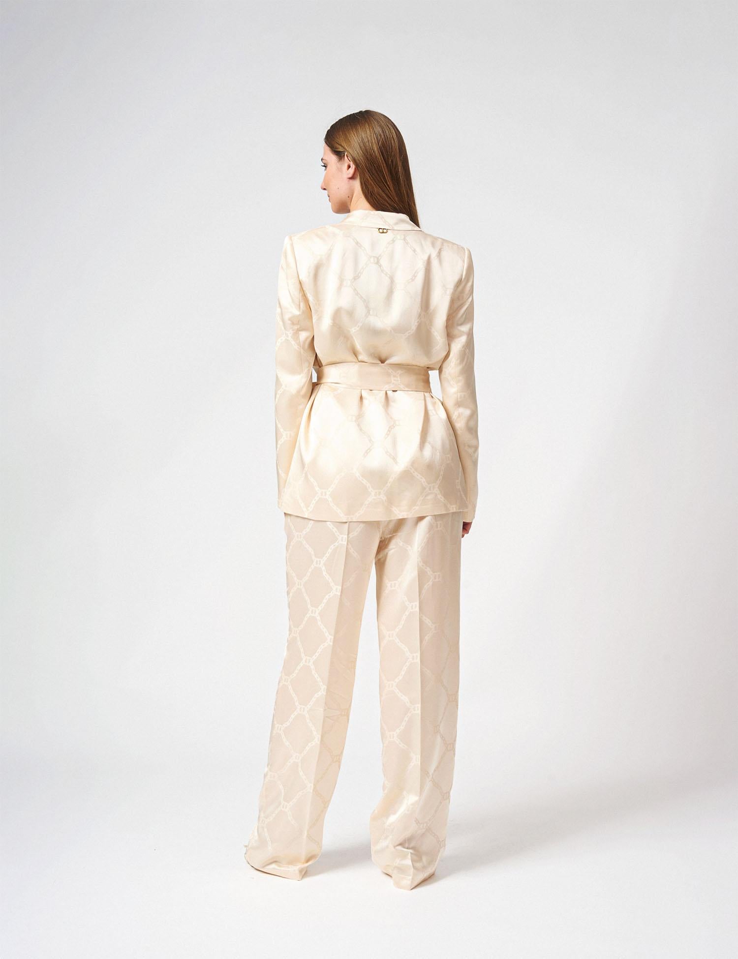 Pantalone in raso