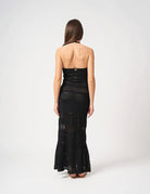 Abito lungo smanicato