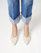 Slingback con borchie