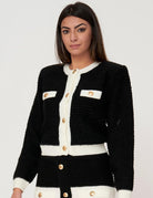 Giacca cropped con bottoni