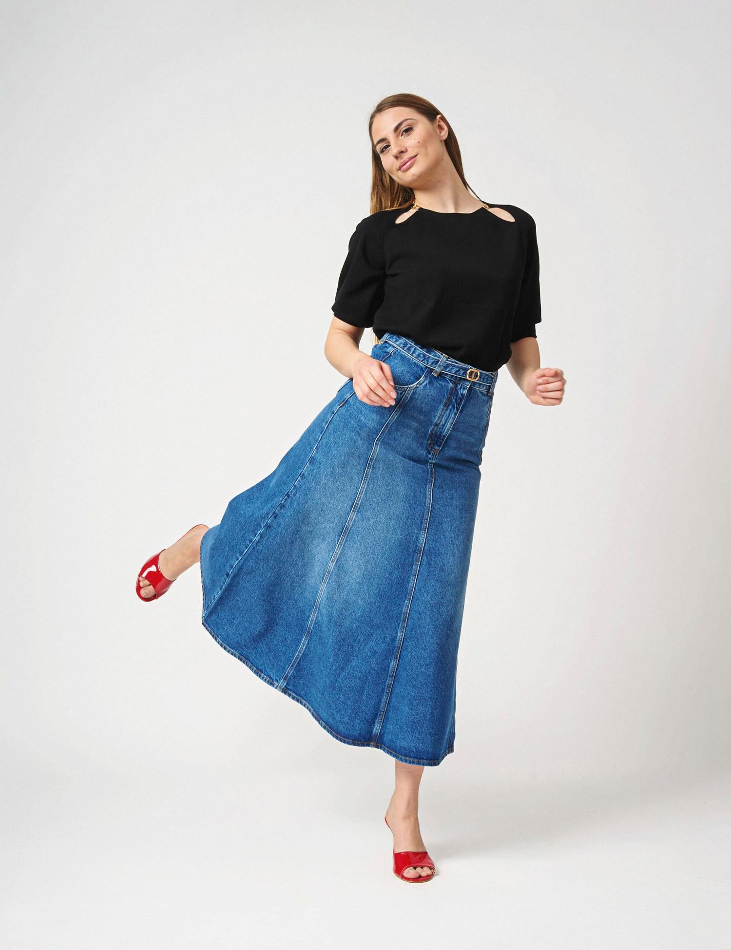 Gonna in jeans