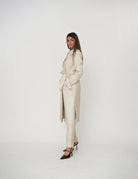 Trench lungo doppiopetto