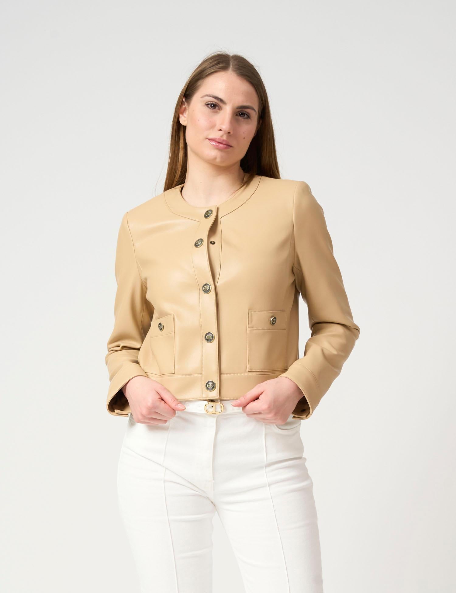 Giacca con collo coreana