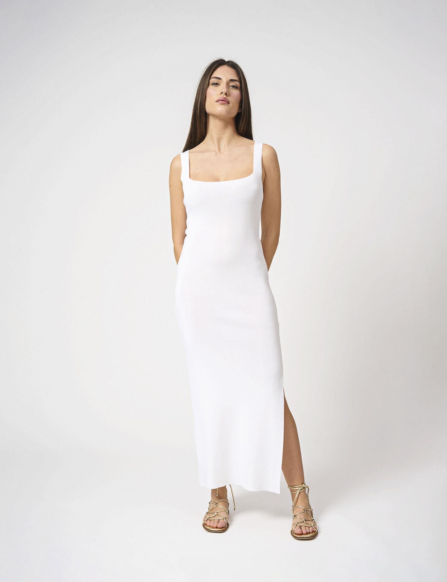 Abito lungo in maglia