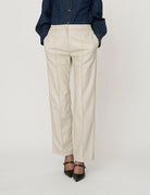 Pantalone effetto pelle