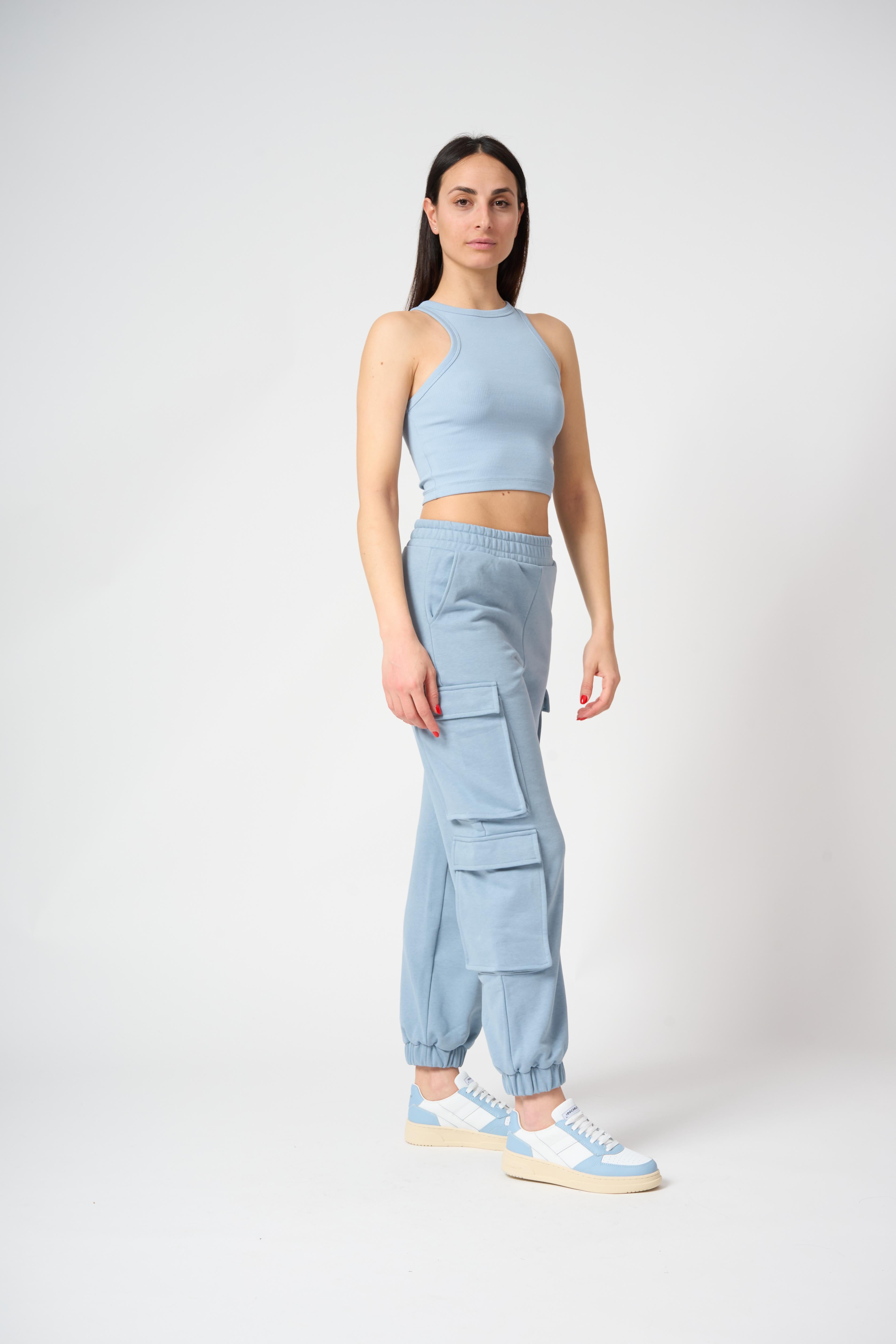 Crop top in costina