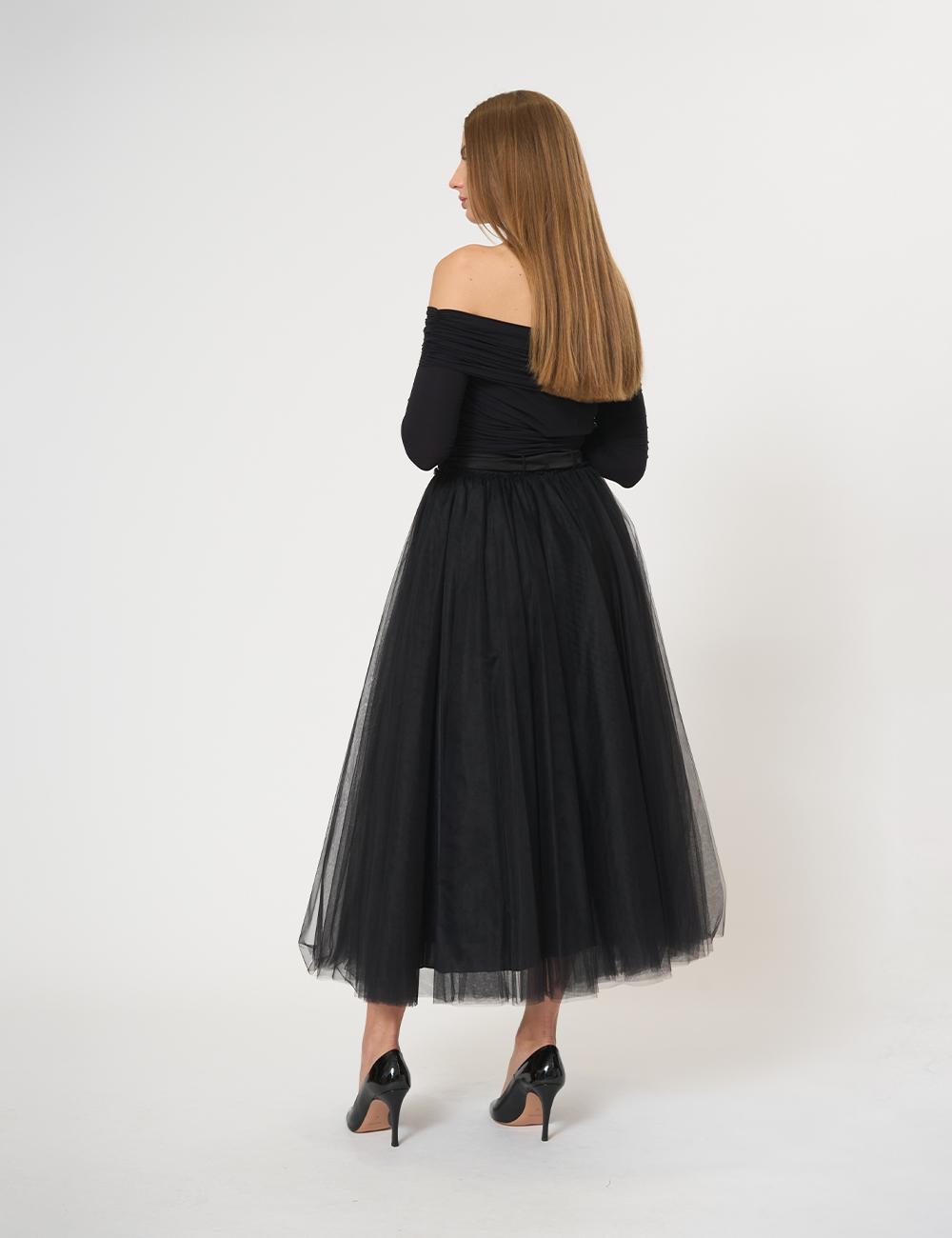 Gonna ampia in tulle