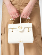 Shoulder strap con logo e applicazioni