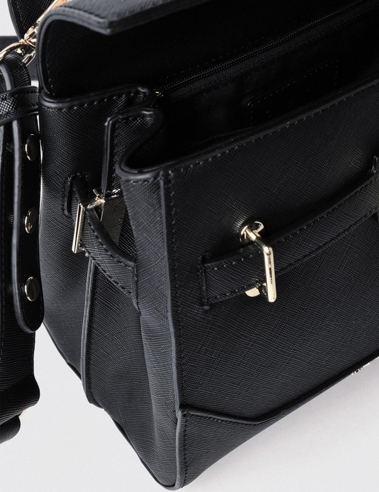 Shoulder strap con logo e applicazioni