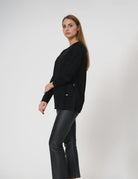 Jeans in ecopelle