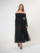 Gonna ampia in tulle