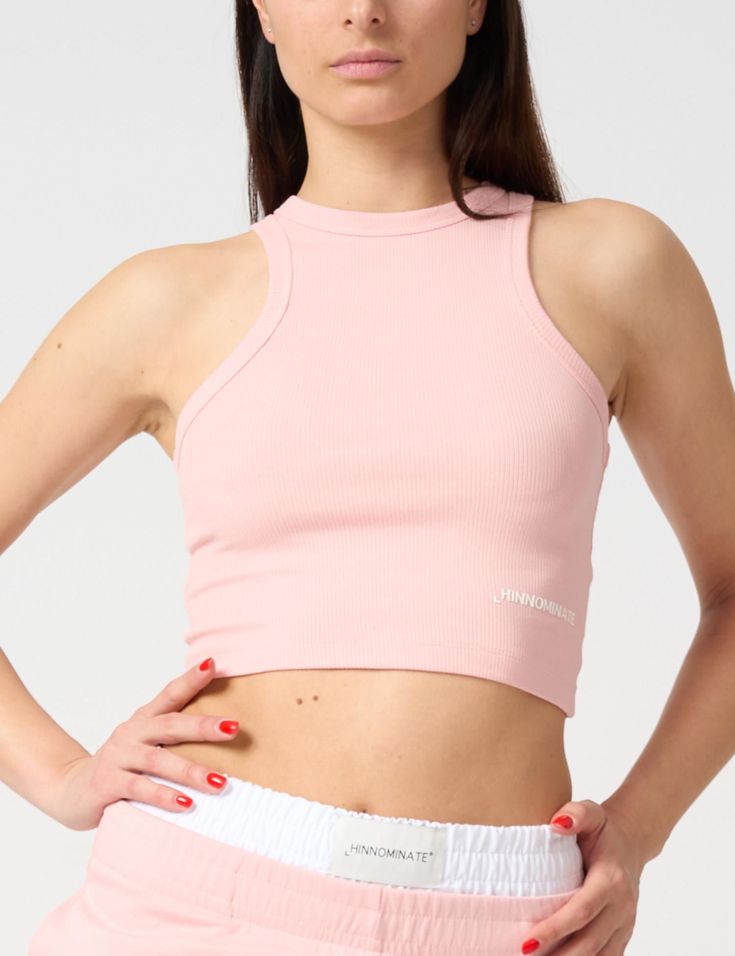 Crop top in costina