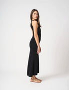 Body smanicato in maglia