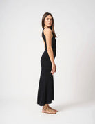 Body smanicato in maglia