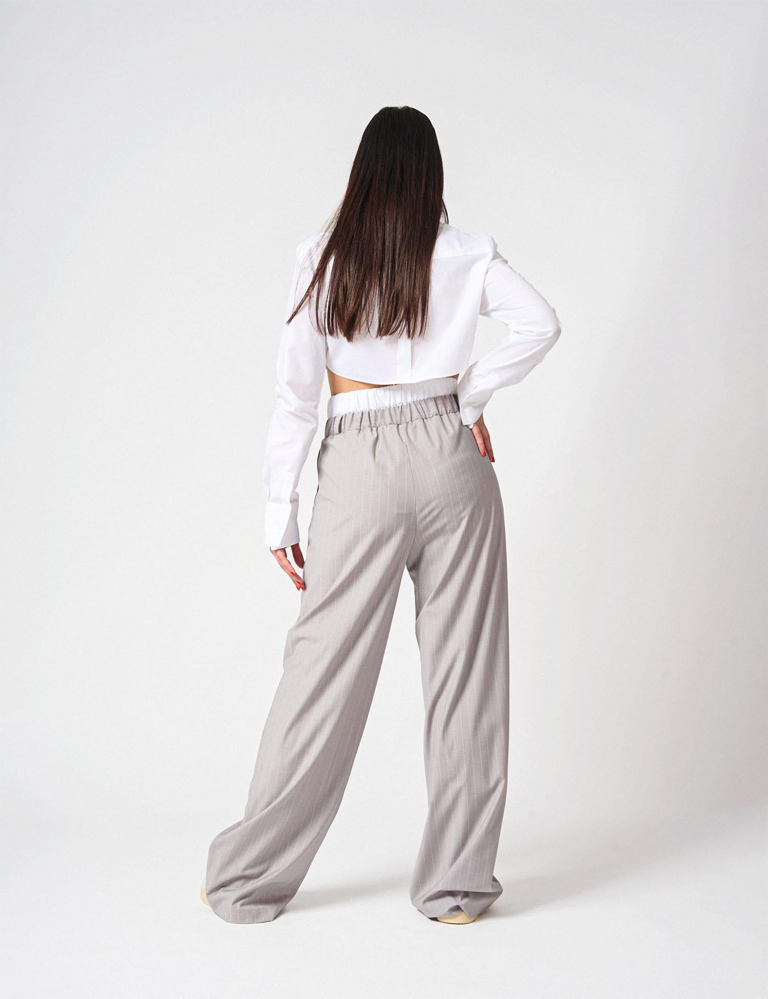 Pantalone gessato