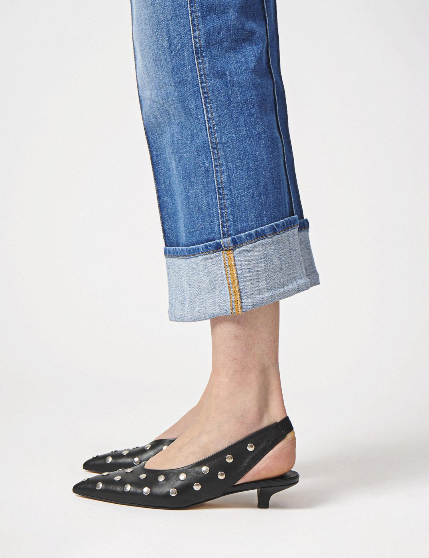 Slingback con borchie