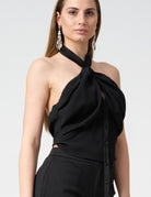 Top scollo all'americana