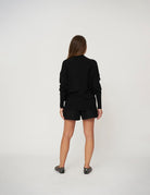 Maglia con fiocchi in strass