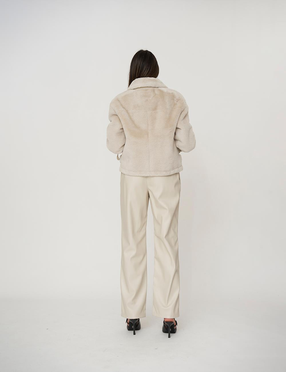 Giubbotto in ecopelliccia