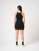 Abito corto scollo all'americana