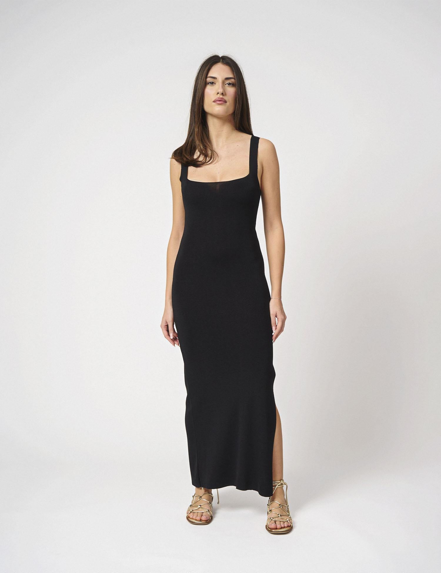 Abito lungo in maglia