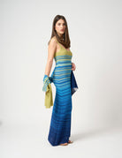 Foulard in maglia degradè